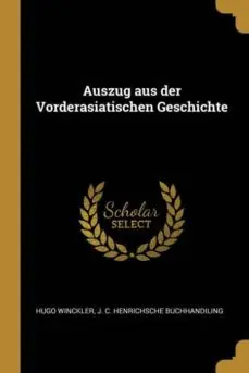 A Buen Precio AUSZUG AUS DER VORDERASIATISCHEN GESCHICHTE