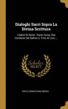 A Buen Precio DIALOGHI SACRI SOPRA LA DIVINA SCRITTURA