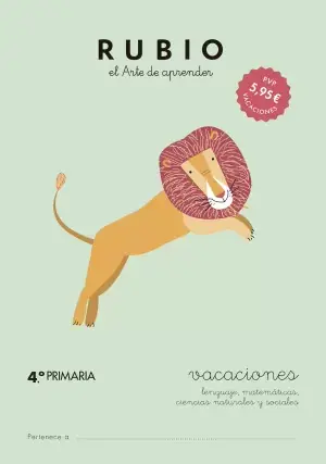 4Pri Rubio Vacaciones 4 Primaria Liquidación
