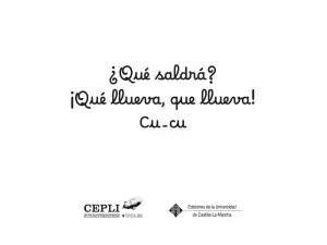 ¿Qué Saldrá? ¡Qué Llueva, que Llueva! Cu - Cu A Buen Precio