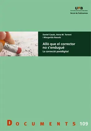 Allò que el Corrector no S‘endugué Novedad