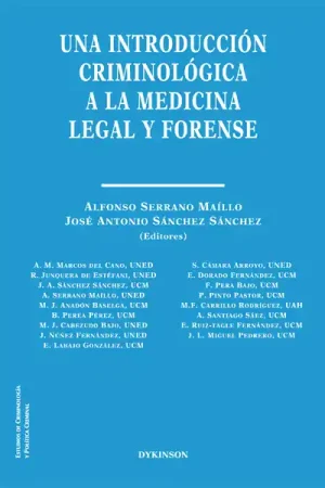 Una introducción criminológica a la medicina legal y forense Venta Final